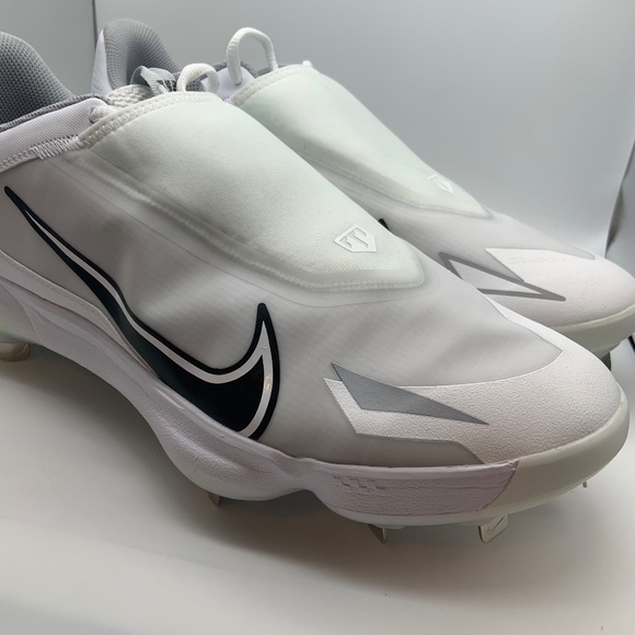 Nike Force Zoom Trout 8 Pro Metal Baseball Cleats Gray/White/Green Size 14 - Picture 5 of 15